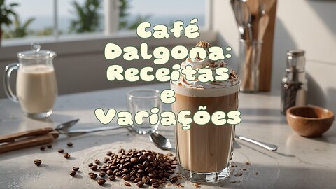 Café Dalgona Receitas e Variações:☕ Café Dalgona: A Bebida que Viralizou e Conquistou o Mundo!☕Café.