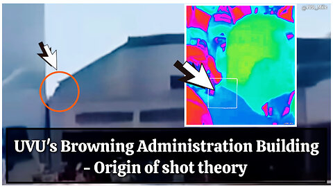 +Charlie Kirk Assasination: UVU Browning Administration building - Origin of shot