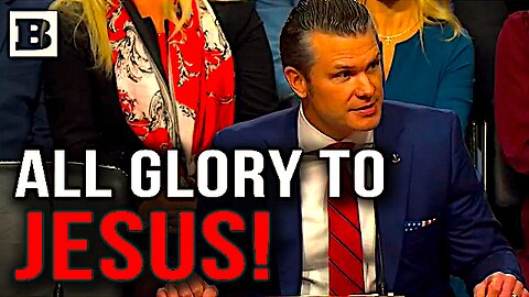 Pete Hegseth || "All The Glory To Our Lord And Saviour Jesus Christ" !!