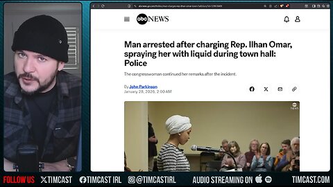 Ilhan Omar ATTCK STAGED?! Theories FLY After Democrat REFUSES Aid | Tim Pool