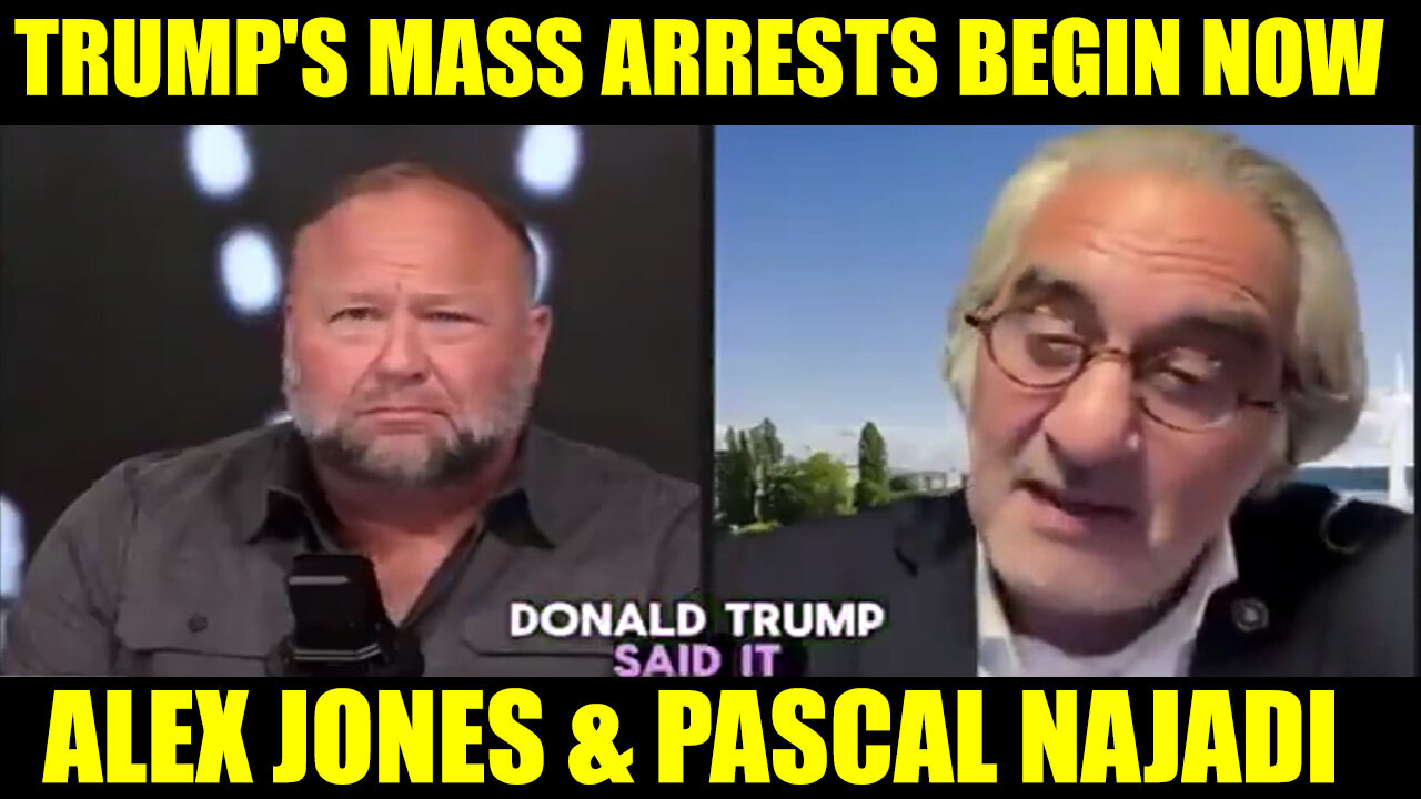 Alex Jones & Pascal Najadi 02/28/2025 🔥 Trump CIC, WEF Whistleblower Has Q, Freakout On-Air!