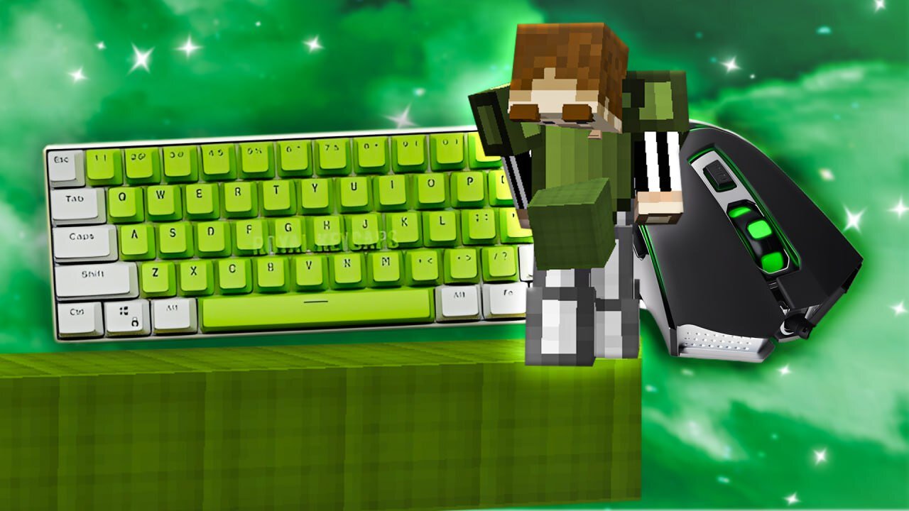 (Godbridging) SPEEDY Bedwars ASMR Keyboard + Mouse Sounds | Hypixel Bedwars