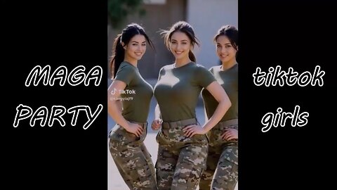 MAGA PARTY tiktok girls