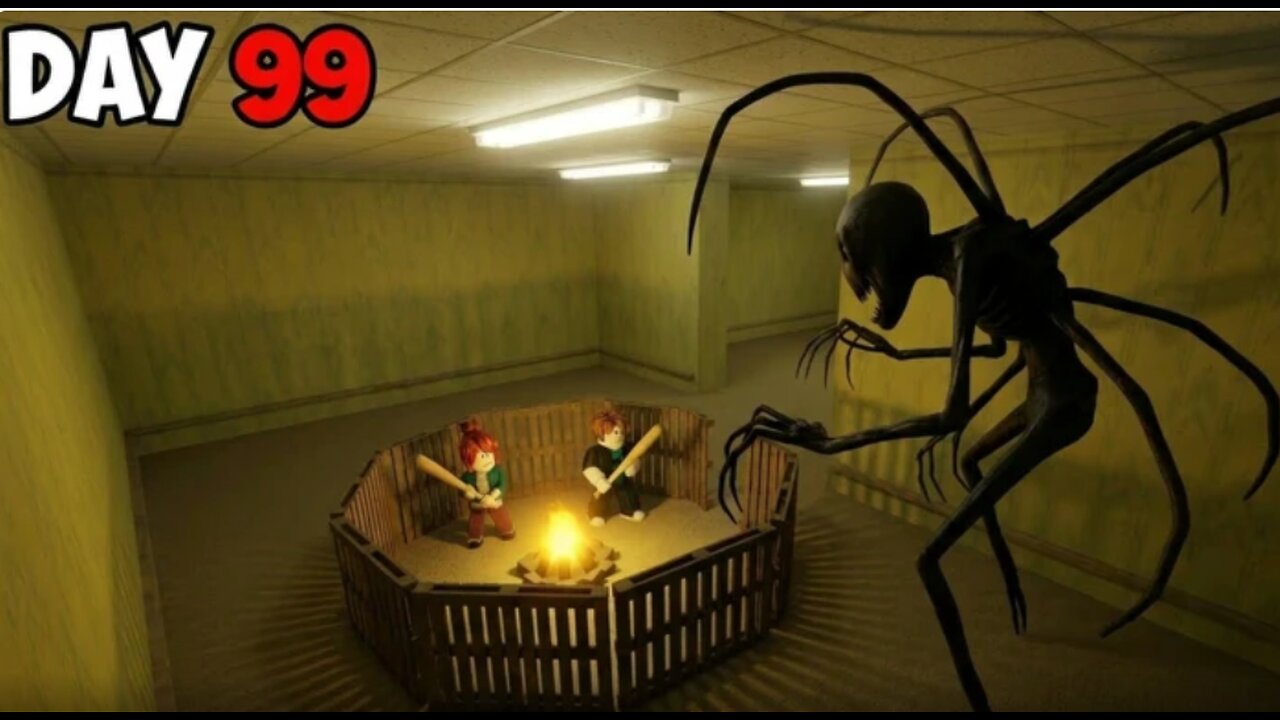 Surivive in Backrooms Roblox - Strategy and Horror Game - Short Gameplay