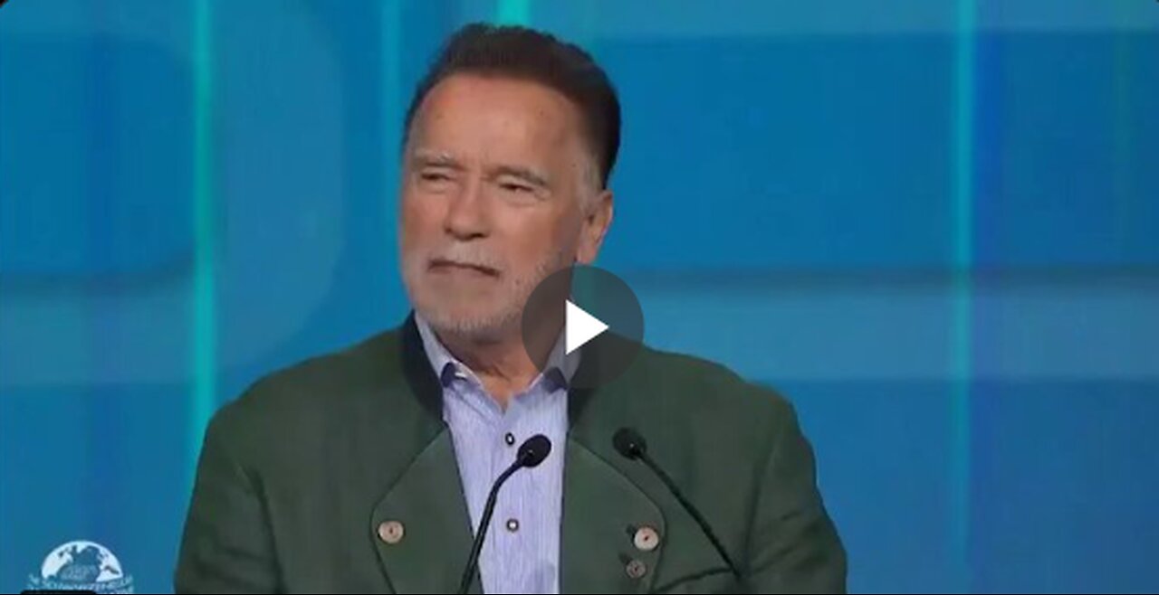 Arnold Schwarzenegger: "We all believe that climate change and pollution