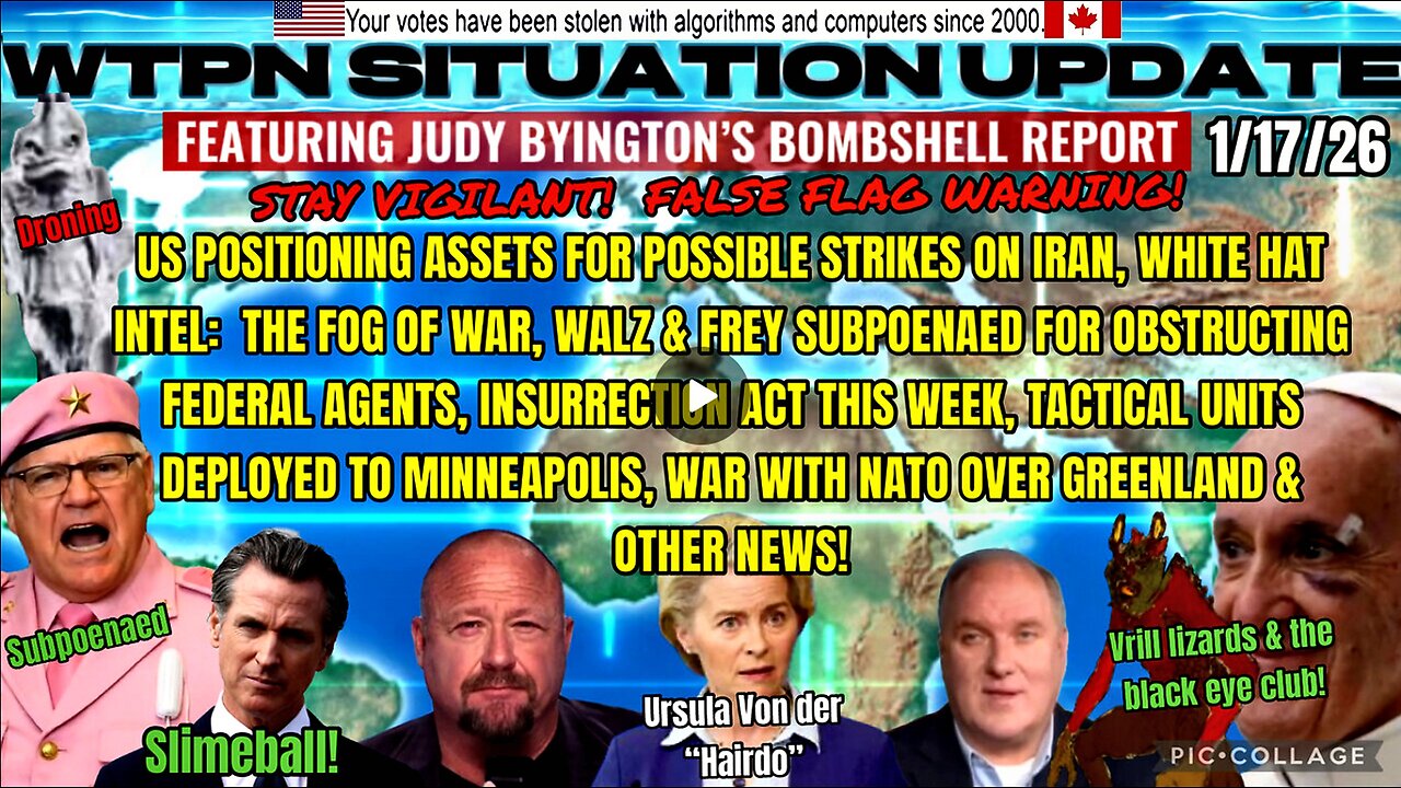 WTPN SITUATION UPDATE FEATURING RESTORED REPUBLIC 1/17/26