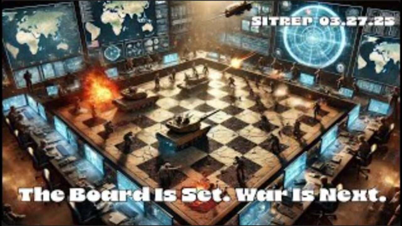 The Board is Set - War is Next. ~ SITREP w/ Monkey Werx (3.27.25)