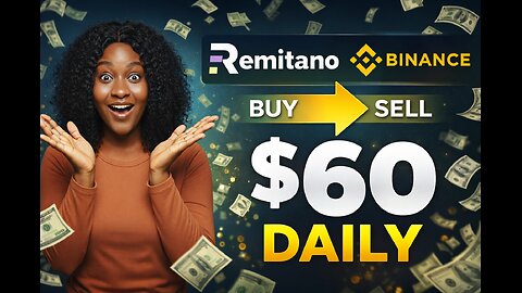 Remitano to Binance Step-by-Step ($20–$60 Daily)