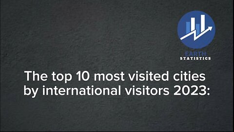 The top 10 most visited cities by international visitors 2023