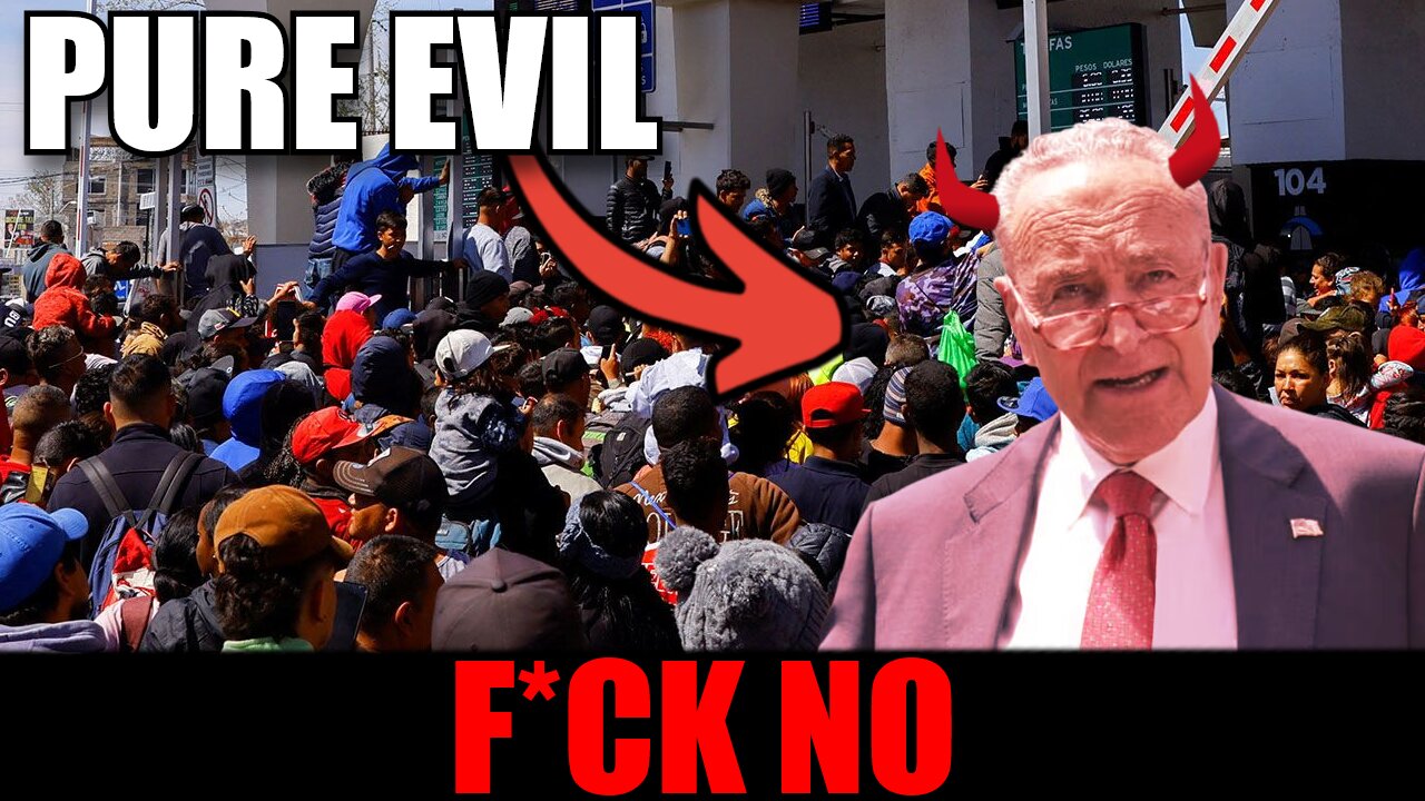 Chuck Schumer openly DEMANDS amnesty for ALL 15+ million illegal aliens.