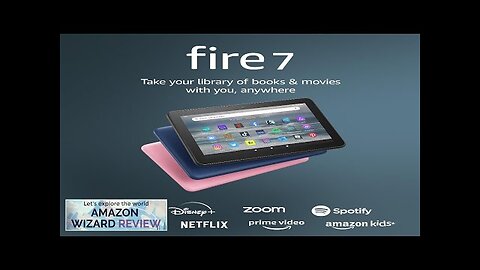 Amazon Fire 7 tablet 7” display read and watch under $60 Review