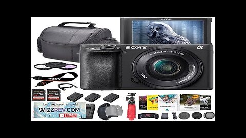 Sony a6400 Mirrorless Camera with 16-50mm Lens with Real-Time Eye Auto Focus Review