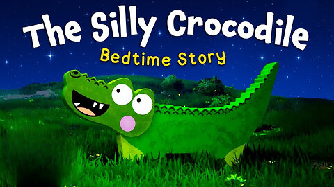 The Sleepy Silly Crocodile 🐊💤 | Funny Animated Bedtime Story for Kids 🌙 | Sweet Sleep Storytime