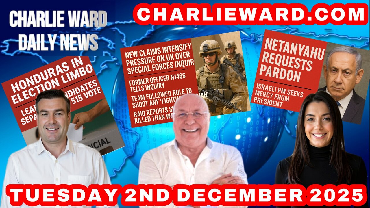 CHARLIE WARD DAILY NEWS WITH CHARLIE WARD, PAUL BROOKER & DREW DEMI TUESDAY 2ND DECEMBER 2025