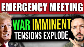 BREAKING: US & Israel Emergency Meeting as Iran Tensions Explode - War Imminent?