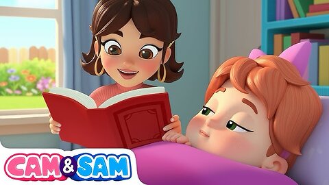 Baby Nap Time 😴 Going to Sleep Song 🛏️ Nursery Rhymes & Kids Songs | Cam & Sam