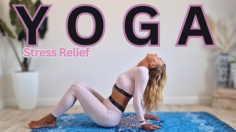 10 Minutes YOGA | Stress-Relief Yoga: Stretch, Breathe, Let Go | Sporty Kassia