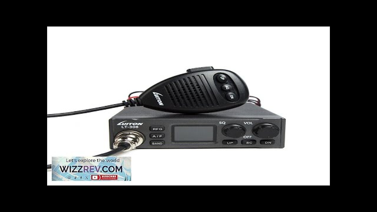 LT-308 High-Quality Shortwave CB Radio for Marine and Car Use Broad Frequency Review