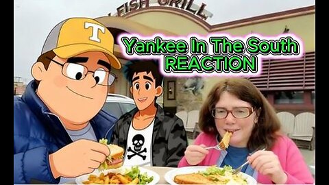 Yankee In The South Eating Fish - Fish Grill Reaction - Pigeon Forge TN