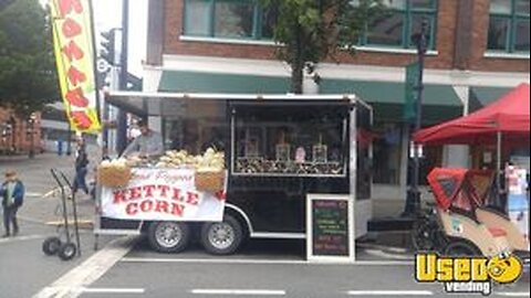 2016 8' x 15' Kettle Corn and Lemonade Cocncession Trailer for Sale in British Columbia!