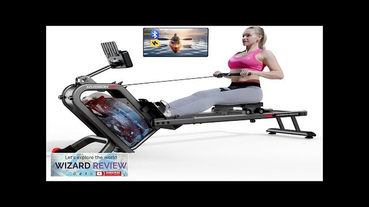 HARISON Water Rowing Machine for Home 350 LBS Weight Capacity Foldable Rower Review