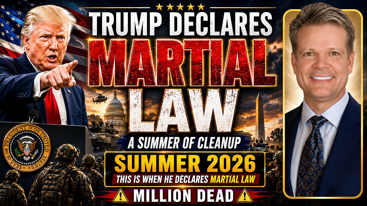Summer 2026: Martial Law & Millions Dead!!