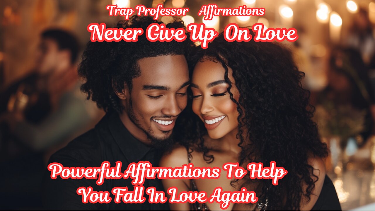Fall in love again with these powerful affirmations ( Official Visualizer Loop )