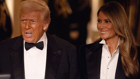 President Trump And First Lady Melania Trump Attend National Governors Association Evening Dinner