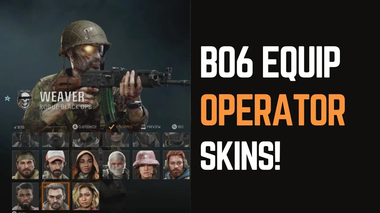 Black Ops 6 Equip Operator Skin: Complete Tutorial!