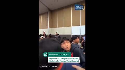 Philippines | Oct 10, 2025 Magnitude 7.4 Earthquake Strikes Near Mindanao