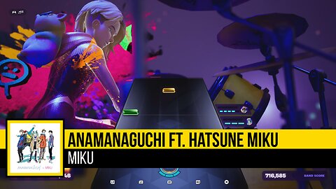 Anamanaguchi - Miku ft. Hatsune Miku | Expert Drums 100% FC | Ps5 Controller | Fortnite Festival