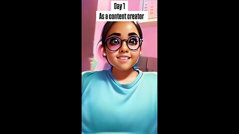Day - 1 As a content creator