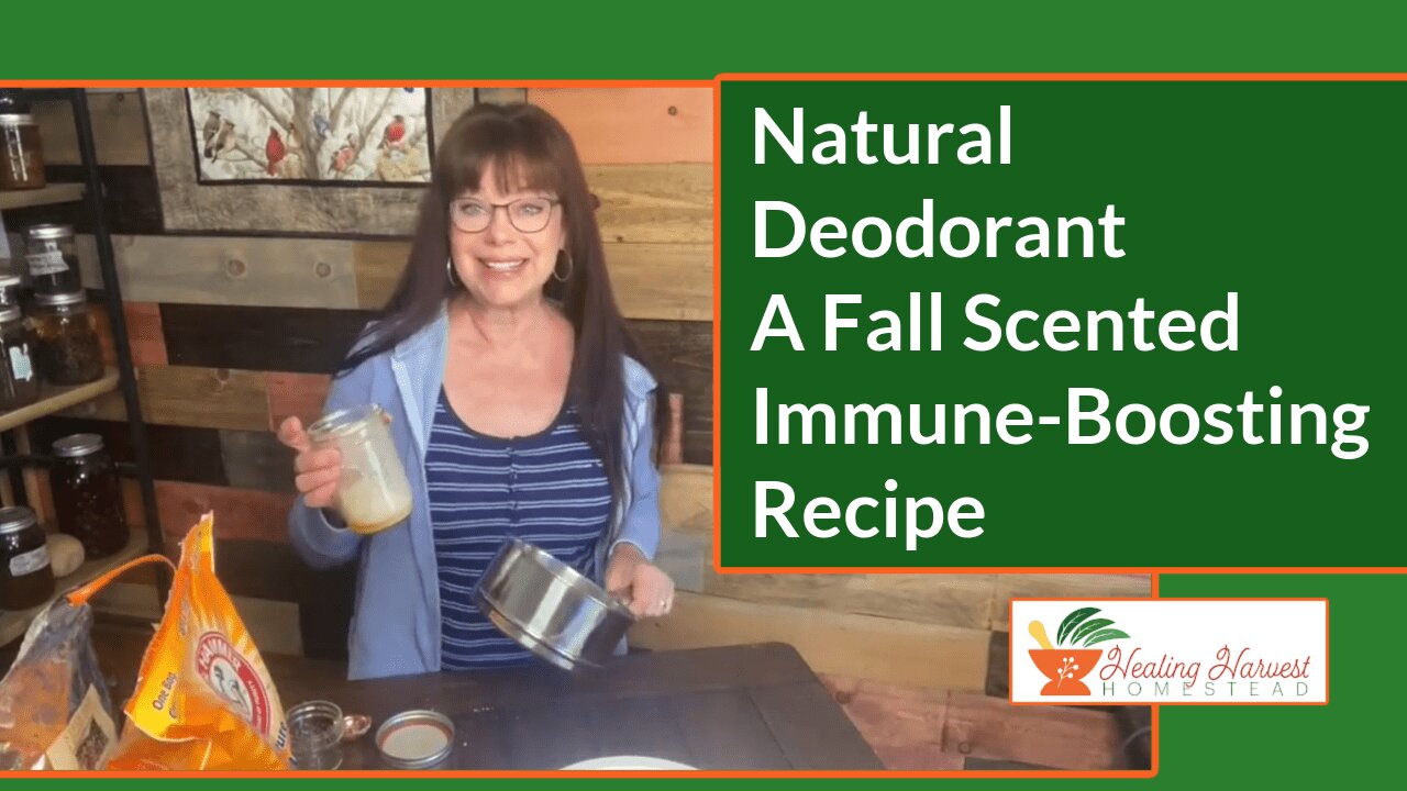Homemade Natural Deodorant A Fall Scented Immune-Boosting Recipe