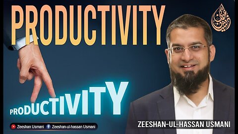 Productivity | Zeeshan Usmani