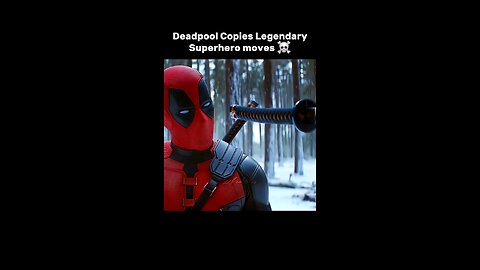 Deadpool copies legendary superhero moves #shorts #deadpool