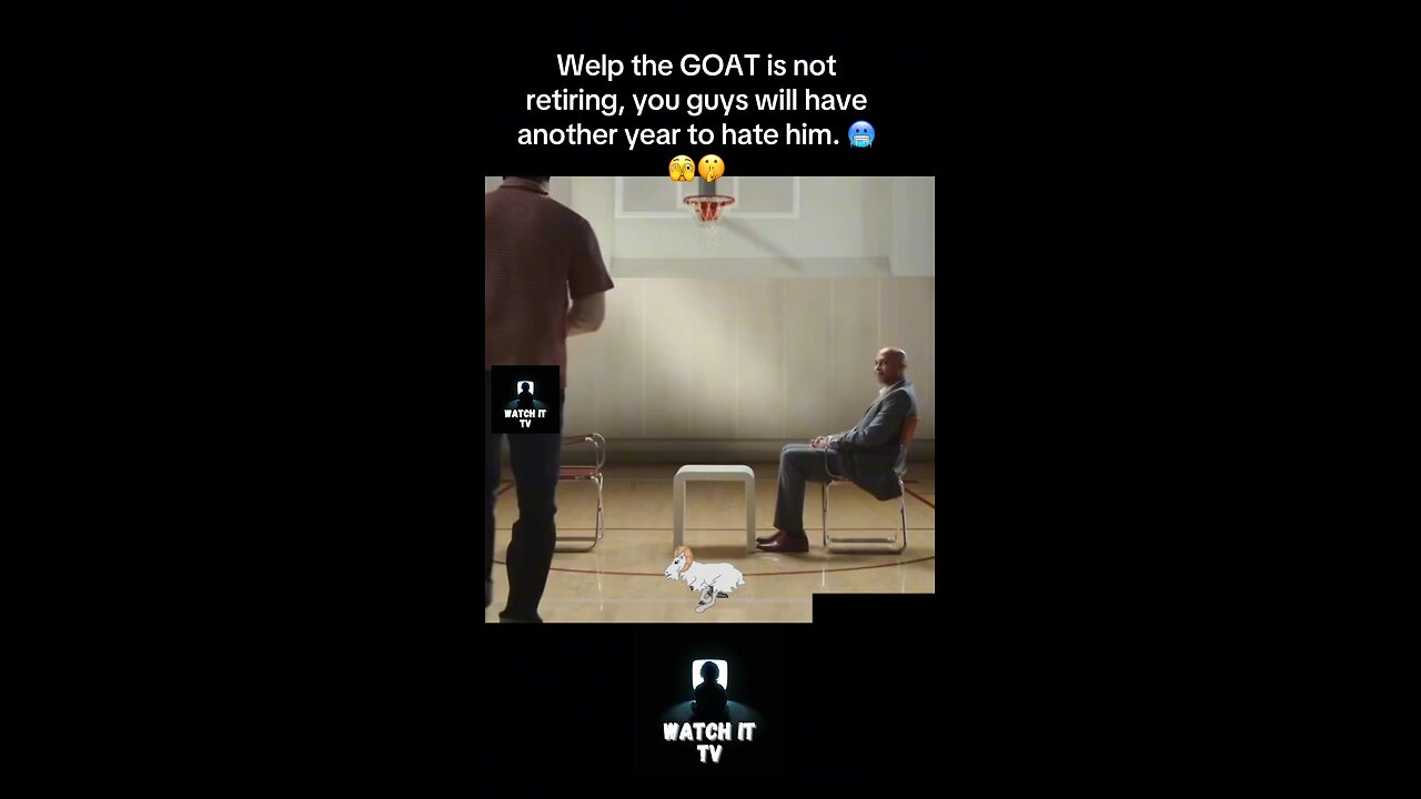 Welp the GOAT is not retiring, you guys will have another year to hate him. 🥶🫣🤫