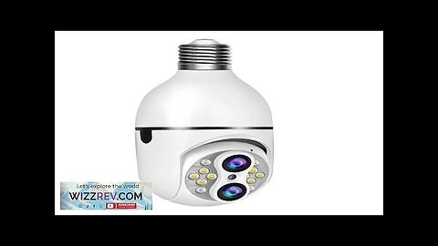 Guudgo E27 2MP+2MP WiFi Bulb Surveillance Camera Dual Lens 10X Zoom Color Review