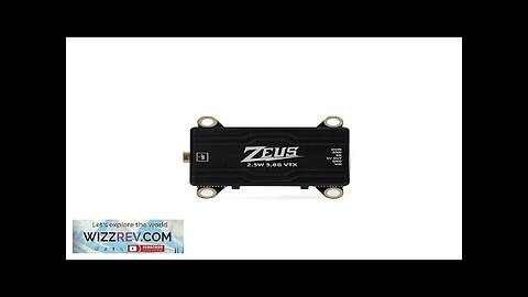 HGLRC ZEUS VTX 5.8GHz 40CH PIT/25/200/800/1600/2500mW 2.5W MMCX FPV Transmitert for RC Review