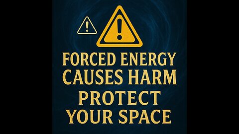 Forced Energy Causes Harm | Urban Tarot Collective Warning ⚠️