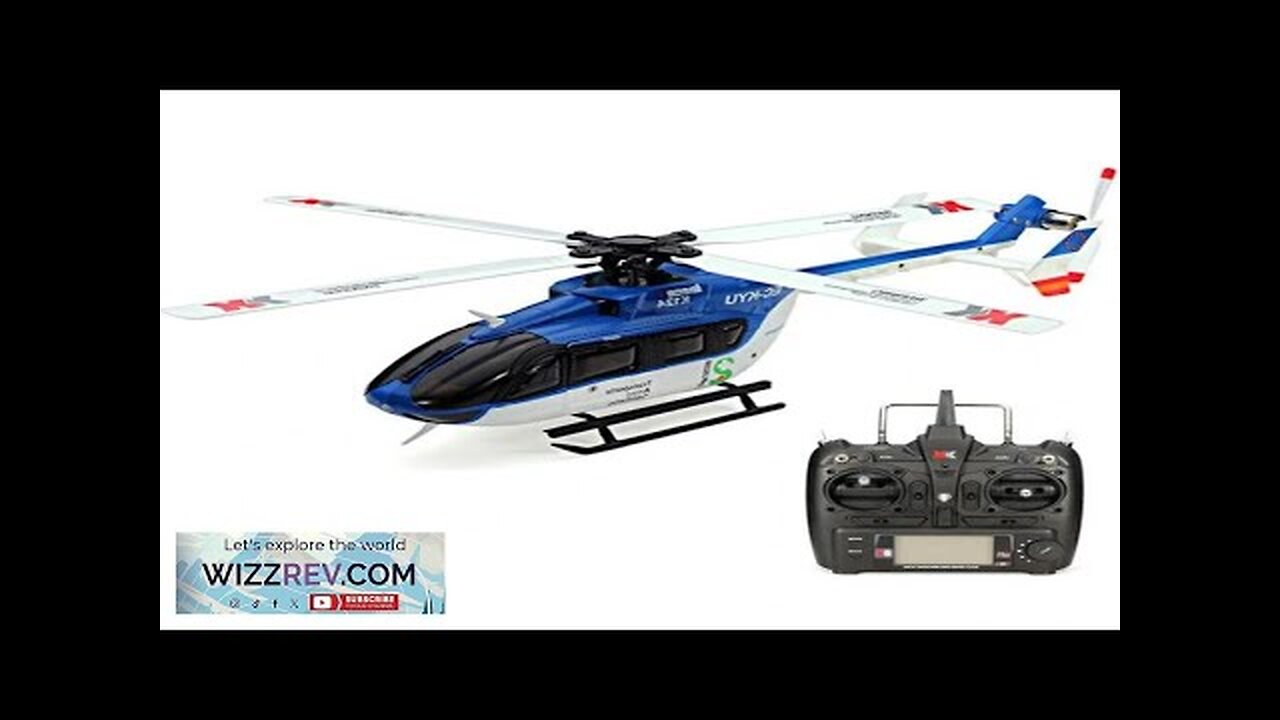 XK K124 6CH Brushless EC145 3D6G System RC Helicopter RTF Review