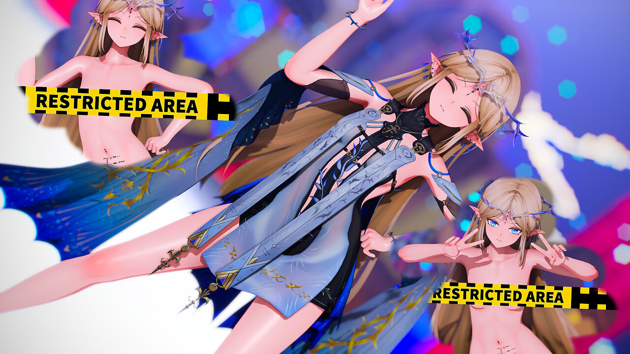 【MMD 鳴潮 4K/60fps】《Cartethyia (卡提希娅) 》~《ビビデバ (Bibbidiba》