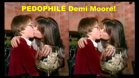 Pedophile Demi Moore in Plain Sight! Hollywood and Pedophilia! (1982)