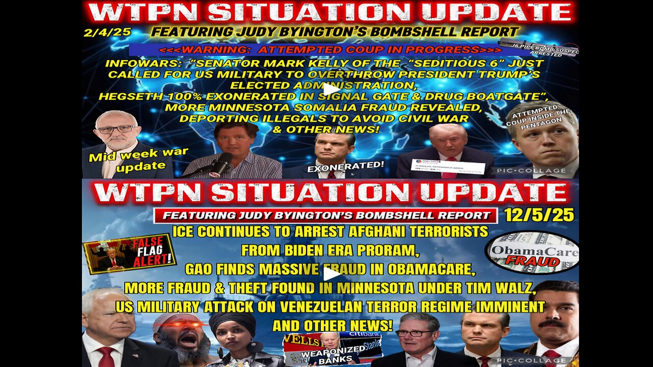 SHituation UPDate - 12/04 - 12/05/25 [Near End of Video has PIC of Obama when he got to GITMO]