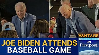 Joe Biden's Surprise Appearance at Phillies vs. Dodgers NLDS Game 2 | Vantage on Firstpost | N18G