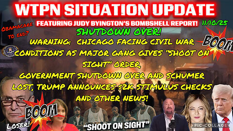 WTPN ~ Judy Byington ~ Situation Update ~ 11-10-25 ~ Trump Return ~ Restored Republic via a GCR