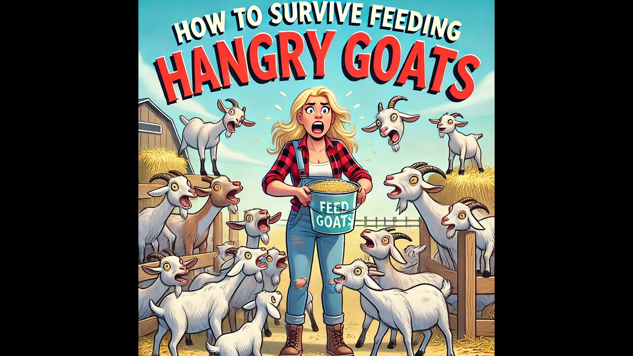 Kristen from Hartland Oaks feeds some of the animals. See our goat feeding house.