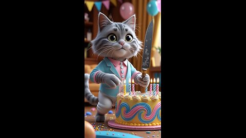 cat cooking 🍳🍳