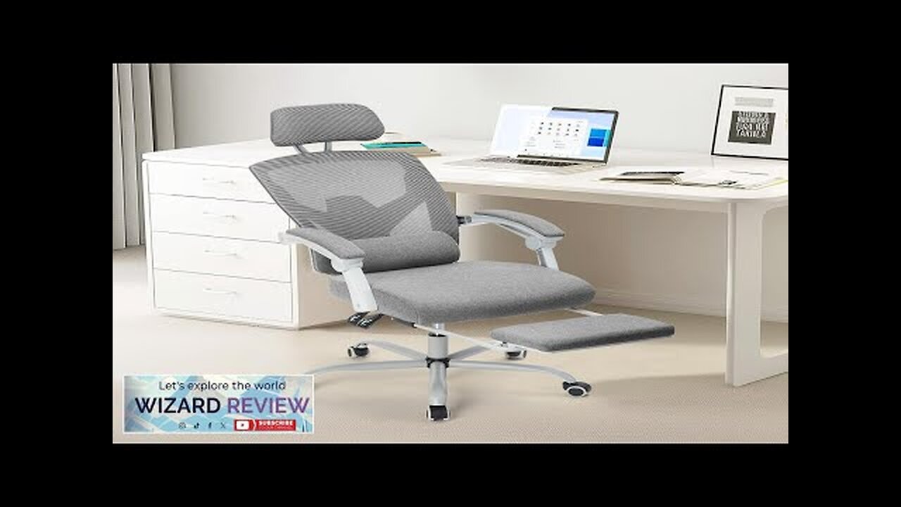 Sweetcrispy Office Computer Desk Chair Ergonomic High-Back Mesh Rolling Work Swivel Chairs Review