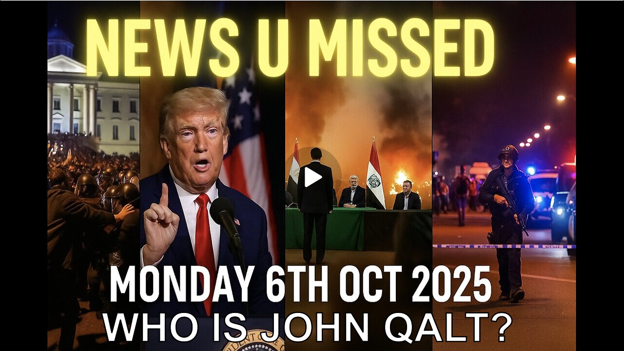 NEWS U MISSED WITH PAUL BROOKER & DREW DEMI MONDAY 6TH OCTOBER 2025