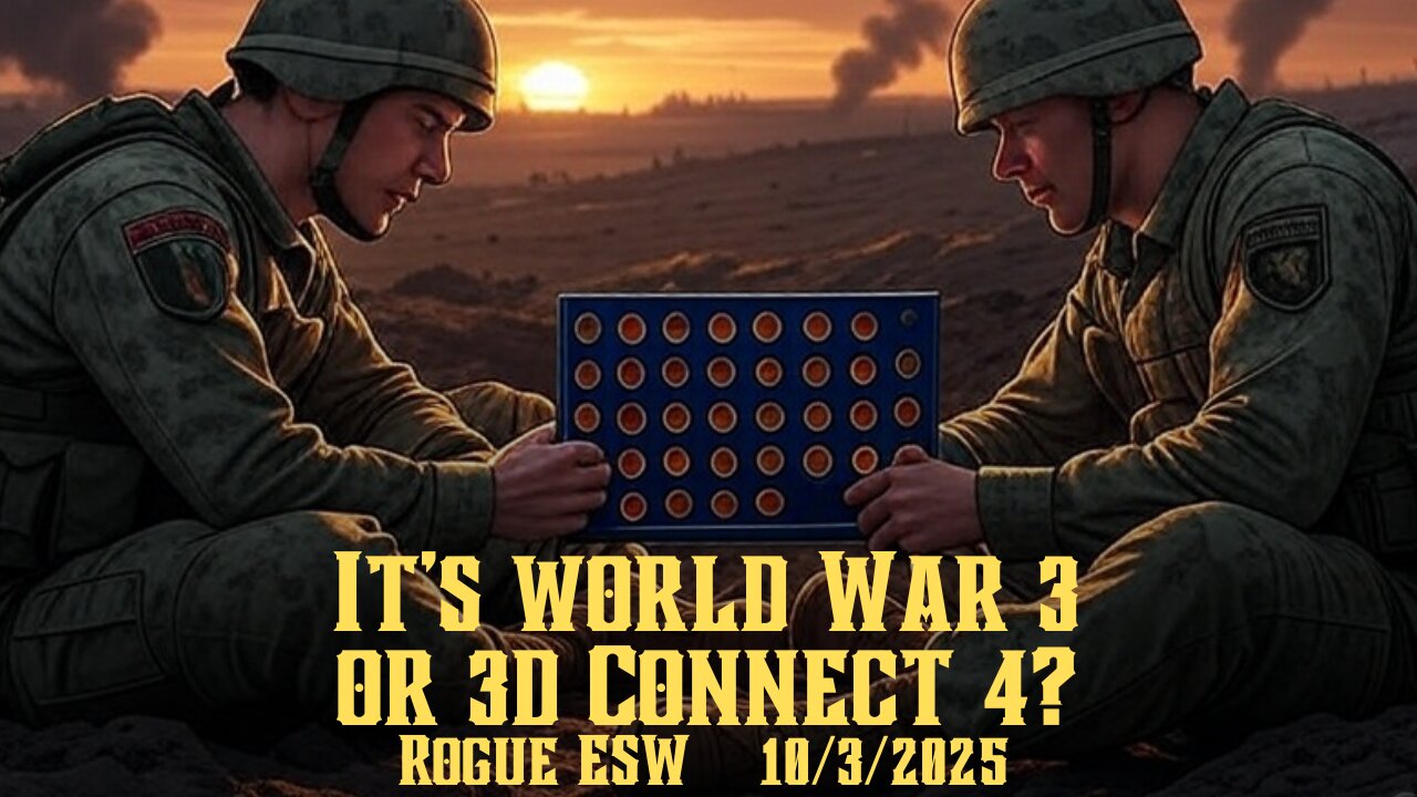 It's World War 3? Or 3D Connect 4? 10/3/2025